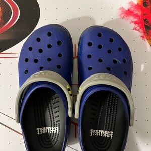 CROCS Kids Shoes in Blue and Gray